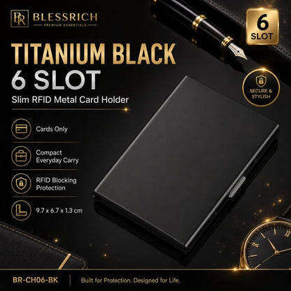 💳RFID Blocking Metal Card Holder