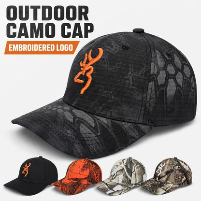 Embroidered Camo Baseball Cap for Men & Women