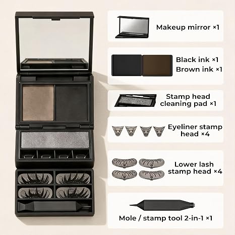 💖Hot 50% OFF🌹Black Box 3‑in‑1 Eye Makeup Stamp Kit