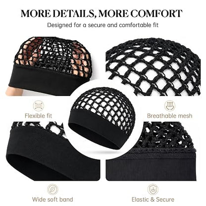 ✨This Week's Special Price $11.95-3-Piece Stretchy Wide-Edge Sleeping Cap Set