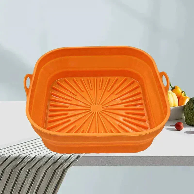 Hot air Fryer Grill Pan Made Of Silicone
