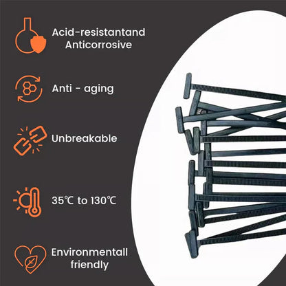 🚗 Instant Car Fix 🔧 Nylon Universal Cable Tie Buckle - For Quick, Secure Vehicle Part Fastening!
