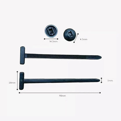 🚗 Instant Car Fix 🔧 Nylon Universal Cable Tie Buckle - For Quick, Secure Vehicle Part Fastening!