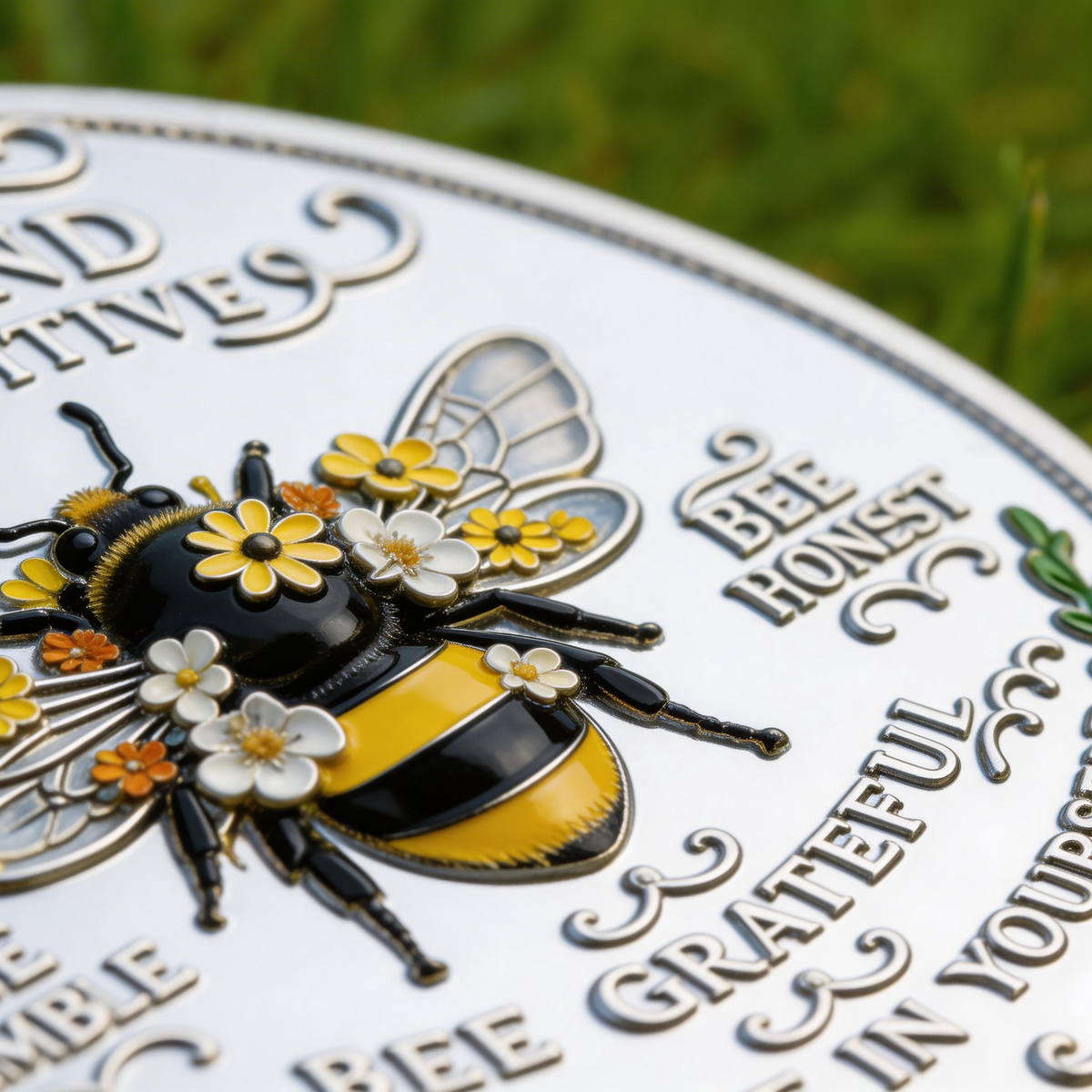 🏆NEW YEAR 60% OFF - Bee Kind Positivity Commemorative Coin 🐝🪙🌼