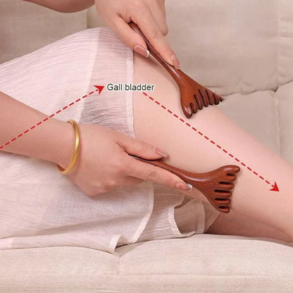 Six-claw Meridian Massage Comb