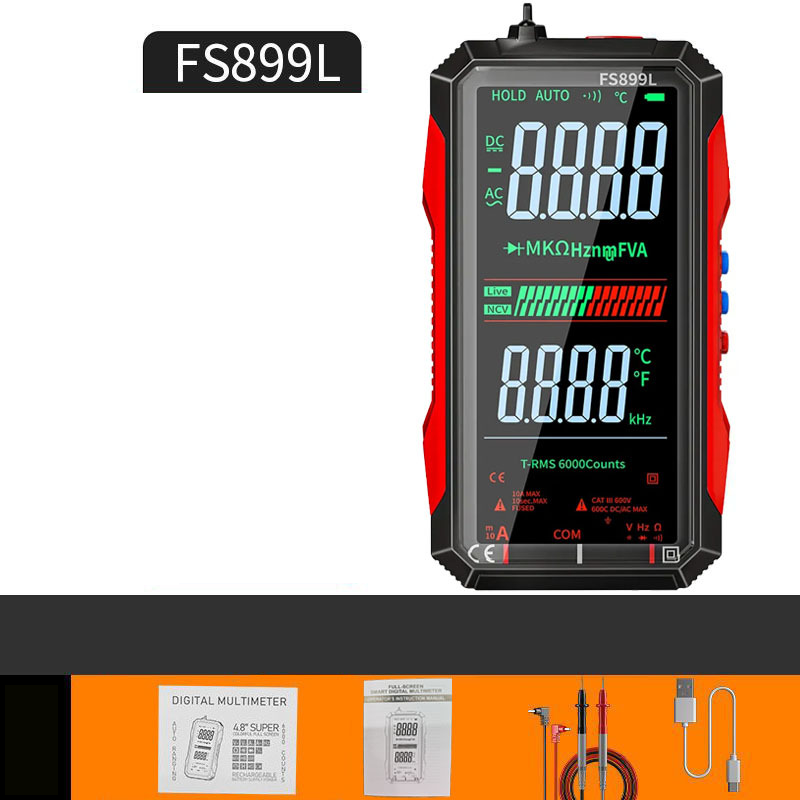 🔧 50% OFF NOW! ⚡ USB Rechargeable Digital Multimeter – Auto-Ranging, LCD Backlight & Portable Design 📏