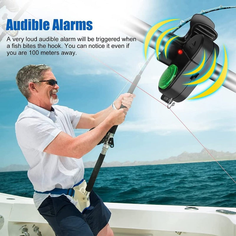🔥Last Day 49% OFF -🎣Fishing Bite Alarm with Sound & LED Light