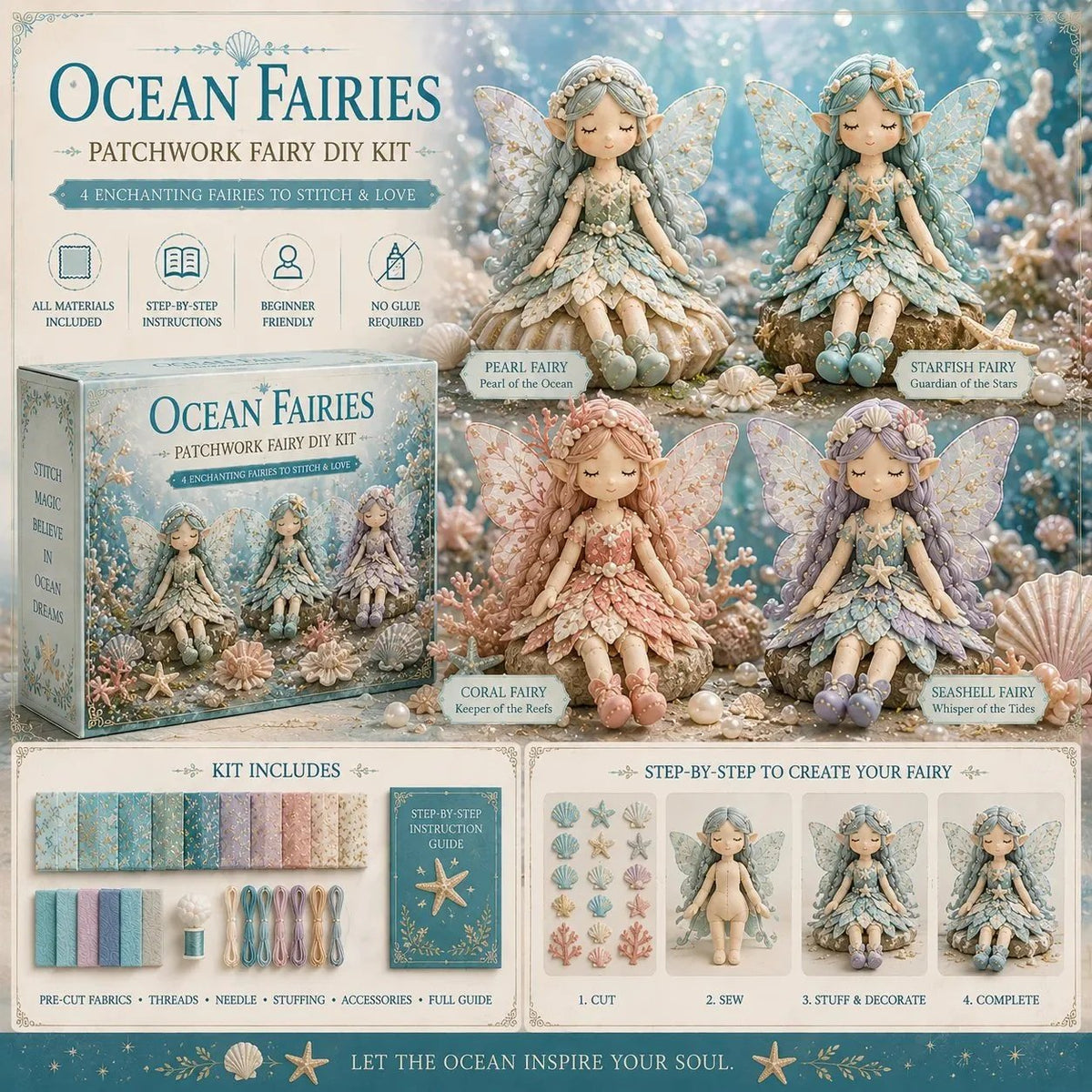 🔥LAST DAY 49% OFF🧵Fairy Patchwork DIY Collection