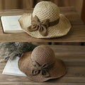 🌸 Retro Bow Summer Straw Hat